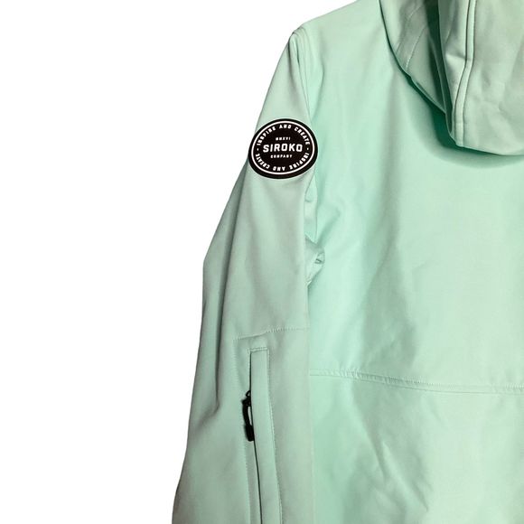 Siroko NWT W1-W ICEBERG WOMEN'S SNOWBOARD JACKET Mint Small - Picture 9 of 11